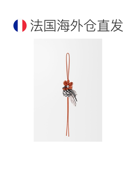 自营欧洲直邮Loewe罗意威 女士橙色/黑色小牛皮经【付后1h可退】