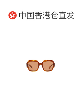 1h可退 香港直邮PRADA 女士眼镜 PR28ZS10L07V SS2025 棕色 徽标
