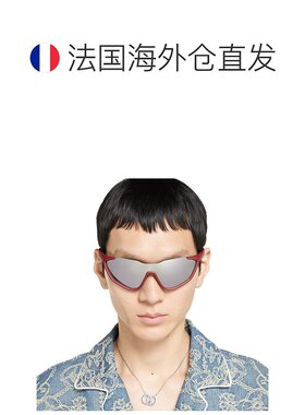 自营欧洲直邮Gucci/古驰 男女通用面具形太阳镜