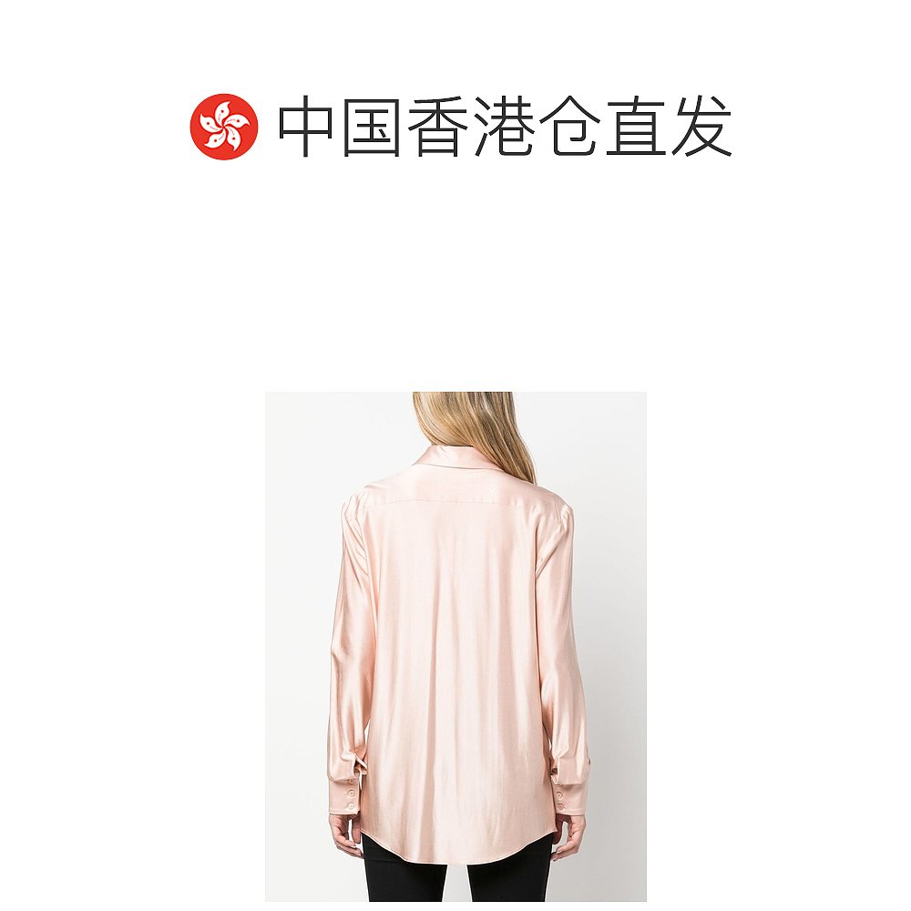 香港直邮Alexandre Vauthier 长袖衬衫 231SH16511406BLUSH - 图1