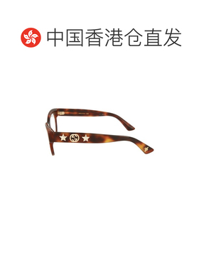 1h可退香港直邮Gucci 徽标平光镜 GG0209O古驰