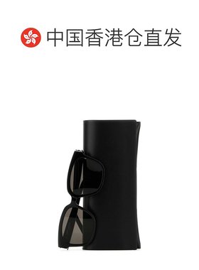1h可退 香港直邮Saint Laurent 圣罗兰 女士 圆形厚镜框太阳镜 54