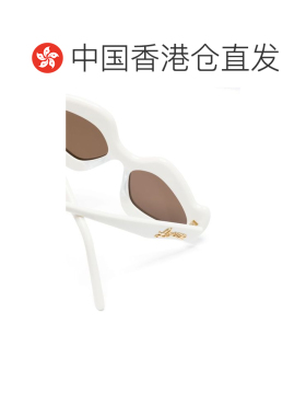 1h可退 香港直邮LOEWE 罗意威 女士 PAULA'S IBIZA 白色太阳眼镜