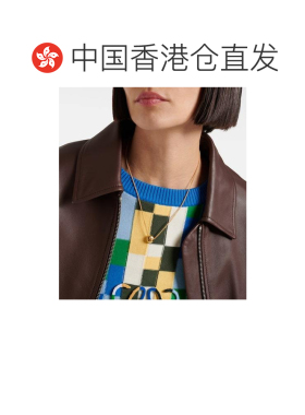 1h可退 香港直邮LOEWE 罗意威 女士 Anagram 纯银项链 metal金属
