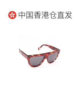 香港直邮CELINE 女士眼镜 CL40001I54N AW2023 灰色 红色飞行员太