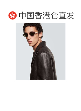 1h可退 香港直邮Celine 思琳 男士 Triomphe 01 金属椭圆形太阳眼