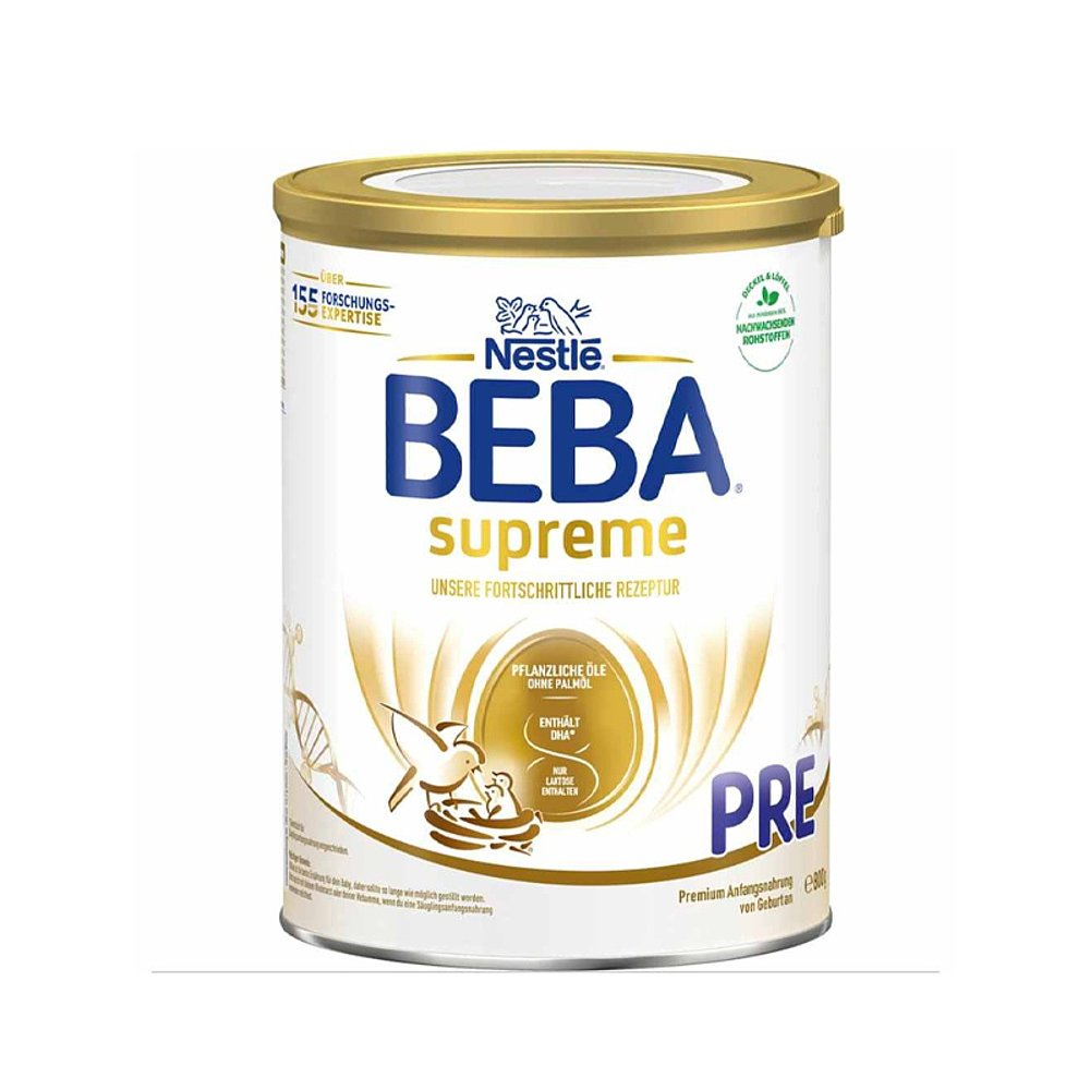 欧洲直邮beba德国BEBA至尊pre段婴幼儿牛奶粉6个月吸收营养800g - 图0