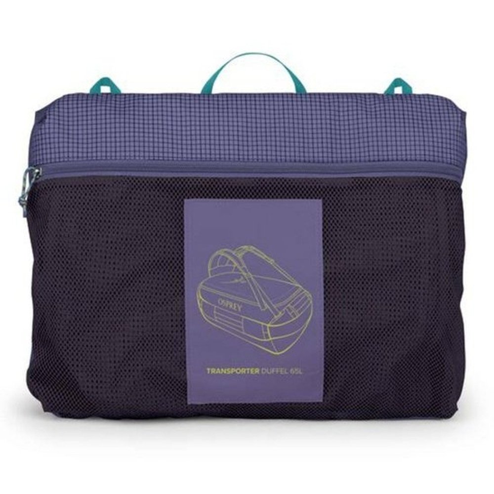 自营欧洲直邮OSPREY TRANSPORTER紫色再生聚酯拉链旅行包男女通用,淘宝优惠券,粉丝福利购,淘宝优惠卷