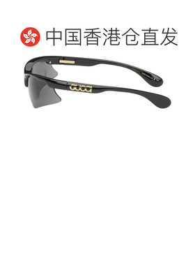 1h可退 香港直邮Gucci 古驰 男士 黑色 Mask-Shape 太阳镜 GG1774