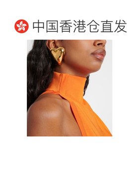 香港直邮Alaia 女士 心形耳环 METAL金属色 耳饰【付后1h可退】