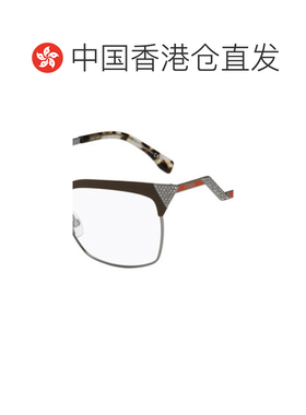 香港直邮FENDI 女士眼镜 FF0061MTH AW2021 白色 徽标细节平光镜