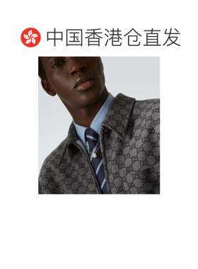 1h可退 香港直邮Gucci 古驰 男士 双G扣纯银项链 metal金属色 舒
