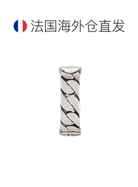 自营欧洲直邮GUCCI/古驰 925纯银珐琅互扣式双G宽版马衔索链戒指