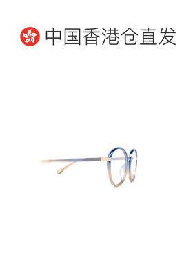 1h可退 香港直邮Chloe 蔻依 女士 透明圆框眼镜 CH0033O blue蓝色