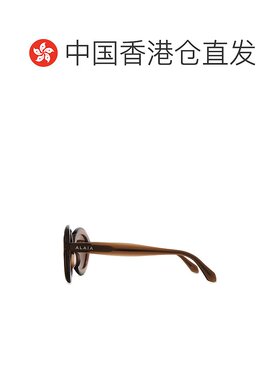 1h可退 香港直邮Alaia 女士 ALAЇA 圆形太阳眼镜 AA0088S003