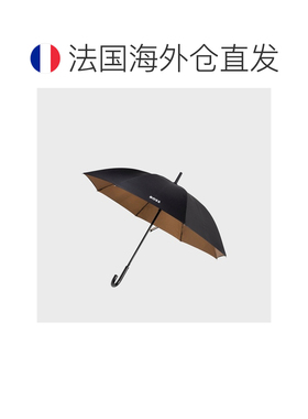 自营欧洲直邮HUGO BOSS雨果 男士黑色黄铜双色雨伞