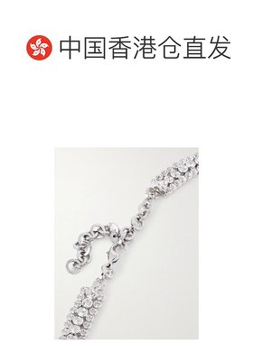 1h可退 香港直邮ALESSANDRA RICH 亚历山德拉.瑞秋 女士 镀银水晶