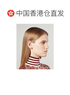 香港直邮Gucci 互扣式双G黄金耳环 662111J8500配【付后1h可退】