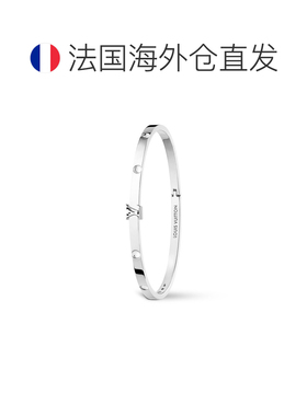 自营欧洲直邮LV路易威登 Empreinte金色白金logo标识手镯男女通用