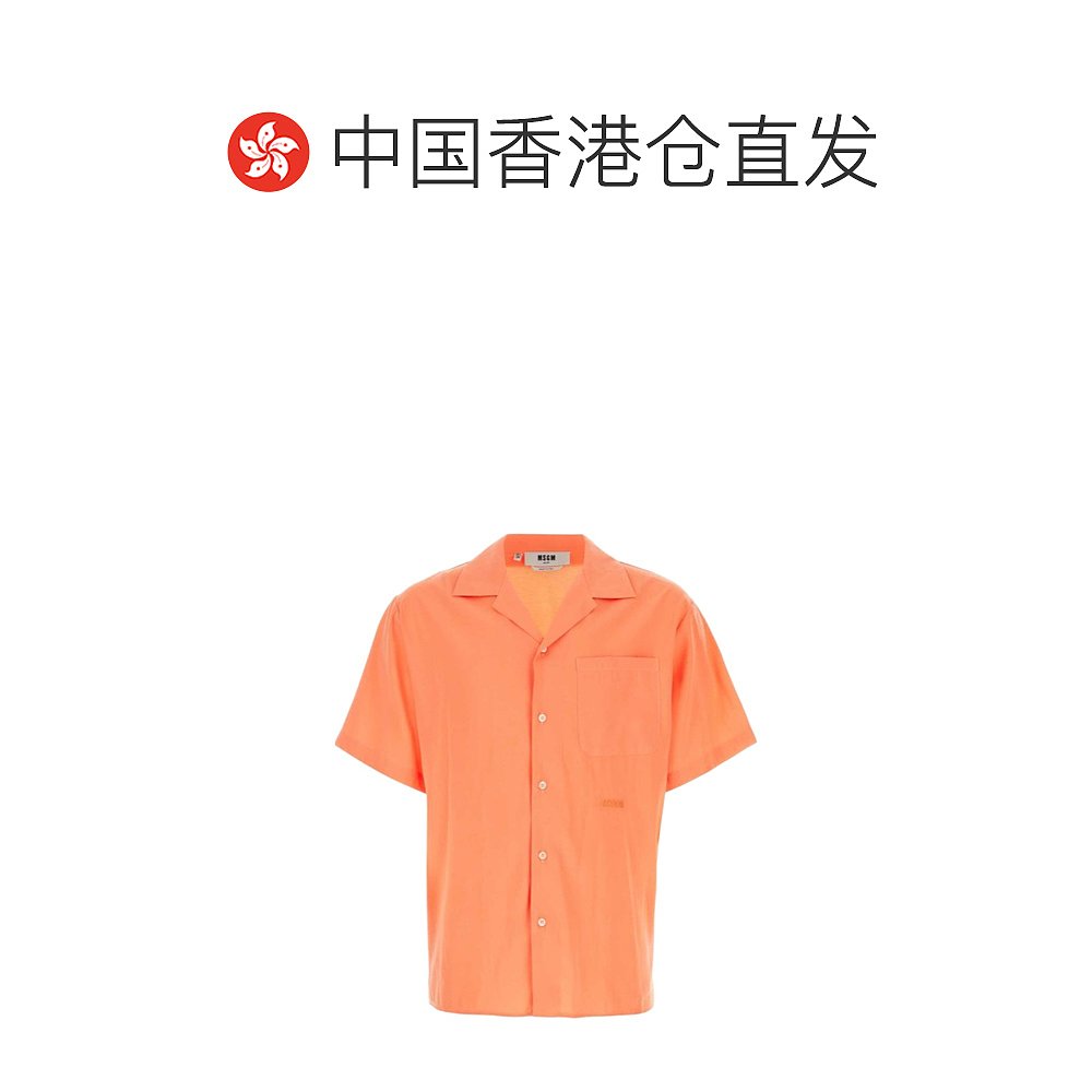 香港直邮MSGM 短袖衬衫 3440ME14X237009 - 图1