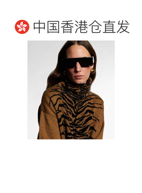 香港直邮alaia 女士 flat-top 徽标太阳眼镜 black黑色 舒适时尚