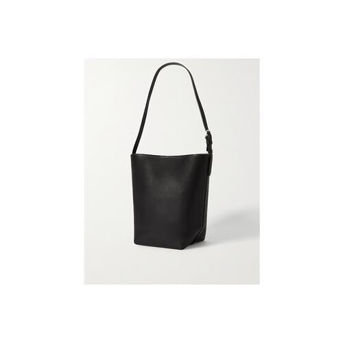 香港直邮The Row N/S Park 中号纹理手提包 W1588L72BLACKPLD - 图0