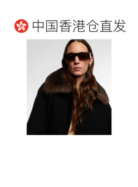 1h可退 香港直邮valentino 华伦天奴 女士 VLogo flat-top 太阳眼