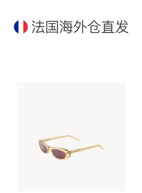 自营欧洲直邮YSL圣罗兰 SHADE系列SL 557透明黄色/深紫色醋酸纤维