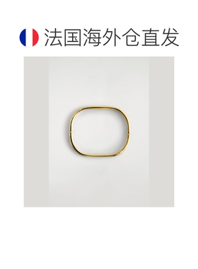 自营欧洲直邮COS 女士金色黄铜圆角矩形手镯配饰
