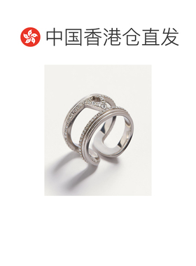 香港直邮Valentino 金属与施华洛世奇®水晶椭圆形戒指 WJ0Y58QEU