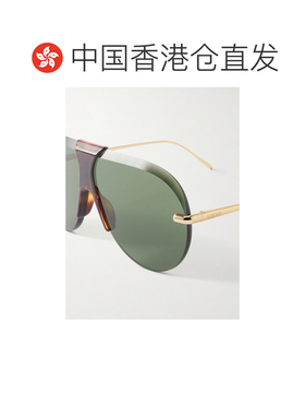 1h可退 香港直邮LOEWE 罗意威 男士 飞行员镀金龟甲色醋纤太阳眼