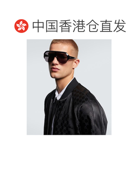香港直邮Gucci 古驰 男士 Flat-top 太阳眼镜 black黑色 舒适时尚