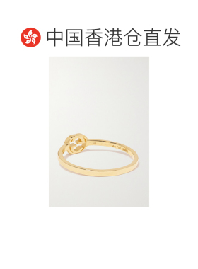 1h可退 香港直邮Gucci 古驰 女士 Interlocking系列18K金戒指 679