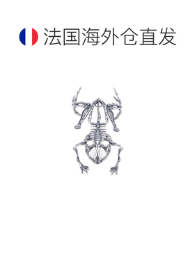 自营欧洲直邮Diesel迪赛 女士银灰色金属骷髅手镯