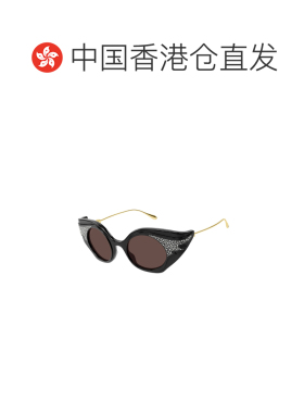 1h可退 香港直邮GUCCI 女士眼镜 GG1327S001 AW2023 棕色 GG1327S