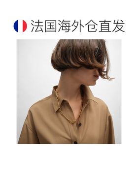 欧洲直邮CELINE (Chi) Celine 镀金黄铜吊坠项链手链