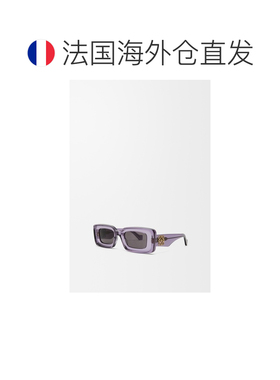 自营欧洲直邮LOEWE罗意威 Rectangular女士紫色醋酸矩形太阳镜
