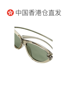 1h可退 香港直邮Bottega Veneta 葆蝶家 女士 米色猫眼太阳眼镜 8