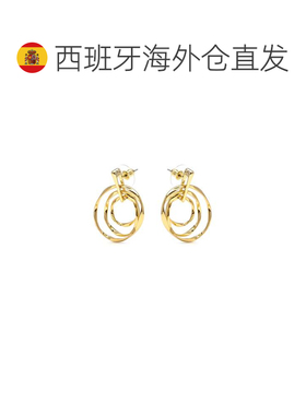 欧洲直邮LUXENTER Daban白色珍珠耳环 18K黄金电镀 西班牙轻奢珠