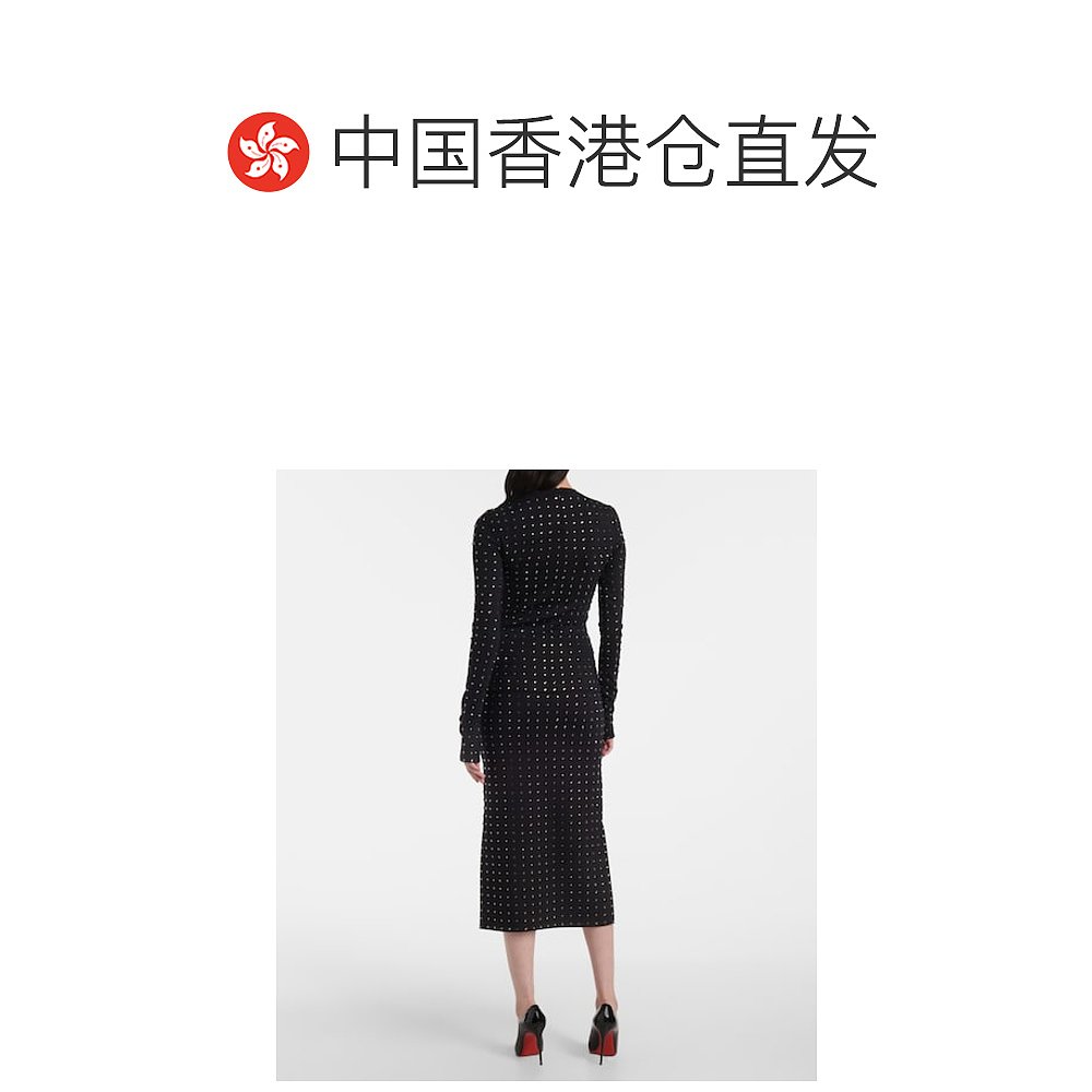 1h可退 香港直邮Sportmax 斯宝麦斯 女士 Negus 水晶装饰上衣 - 图1