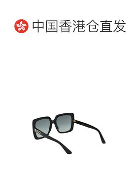 1h可退 香港直邮Gucci 古驰 女士 方形框太阳镜 GG0418S black黑