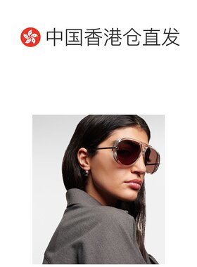 1h可退 Bottega Veneta 葆蝶家 女士 银色 Drop 飞行员太