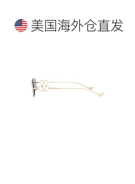 美国直邮valentino 华伦天奴 女士 宝石镶嵌椭圆形太阳眼镜 VG003