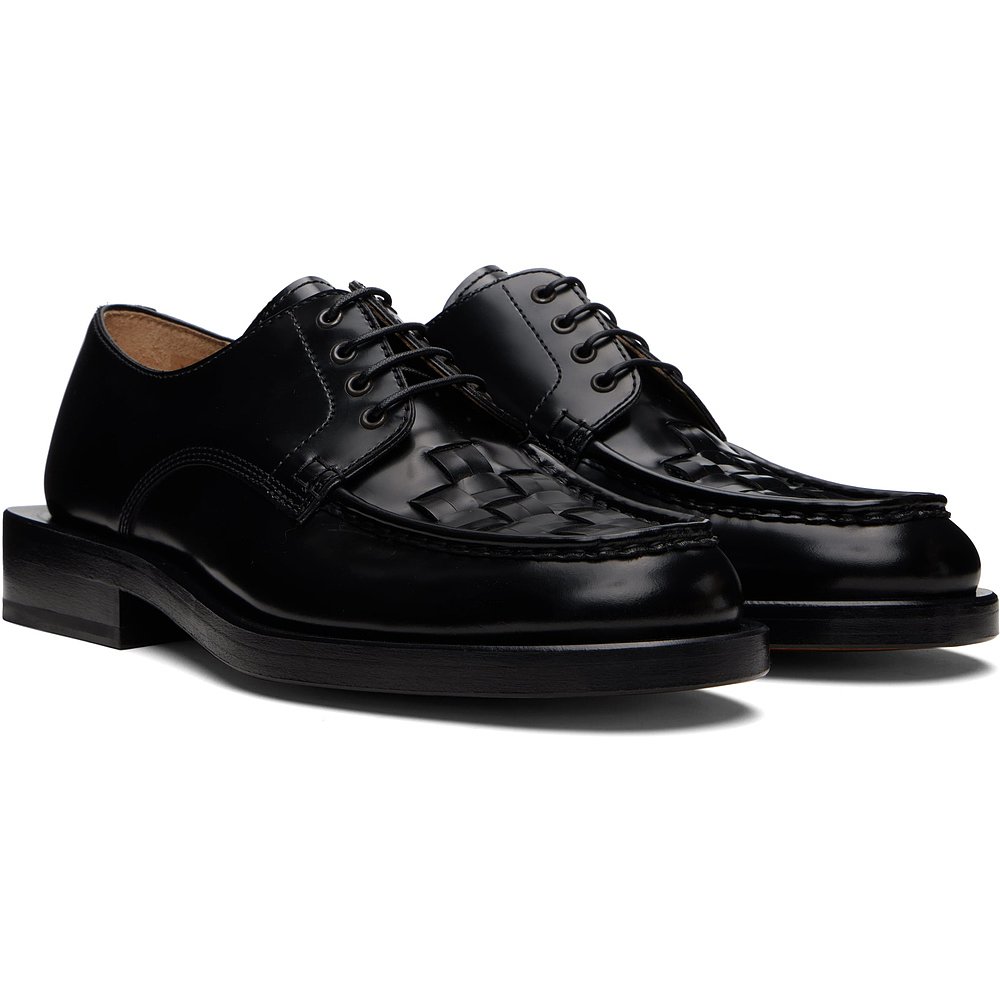 香港直邮Jacquemus 男士 黑色 La Croisiere The Woven 德比鞋 25 - 图2