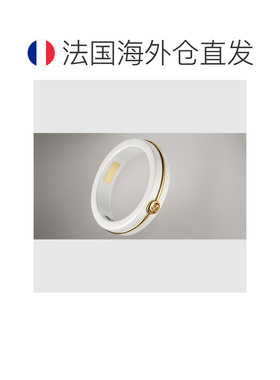 自营欧洲直邮GUCCI古驰 Interlocking女士细金色锆石戒指配饰