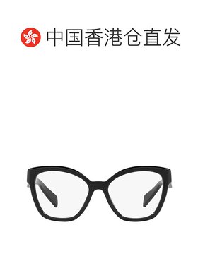 1h可退 香港直邮Prada 普拉达 女士 徽标平光镜 PR20ZV black黑色