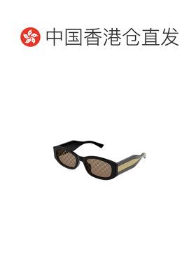 1h可退 香港直邮GUCCI 女士眼镜 GG2068SA004 SS2026 黑色 几何太