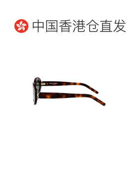 香港直邮Saint Laurent 圣罗兰 女士 雪茄色绿色醋纤太阳眼镜 SLM