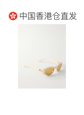 香港直邮valentino 华伦天奴 女士 VLogo-embellished 圆框醋纤太