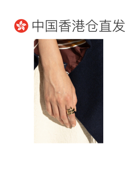1h可退 香港直邮SALVATORE FERRAGAMO 女士戒指 760909ANLEAF7883